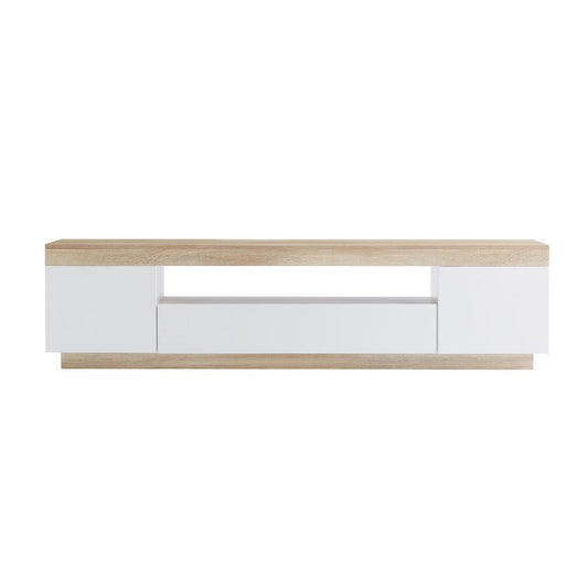 Ashley Coastal White Wooden TV Cabinet Entertainment UniT